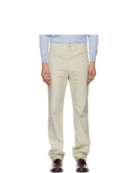 Lemaire Beige Tapered 5 Pocket Trousers