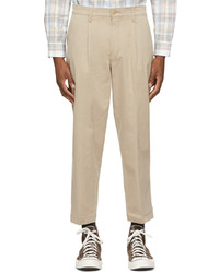 Levi's Beige Xx Stay Loose Crop Chino Trousers