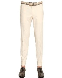 Canali 18cm Stretch Cotton Chino Trousers