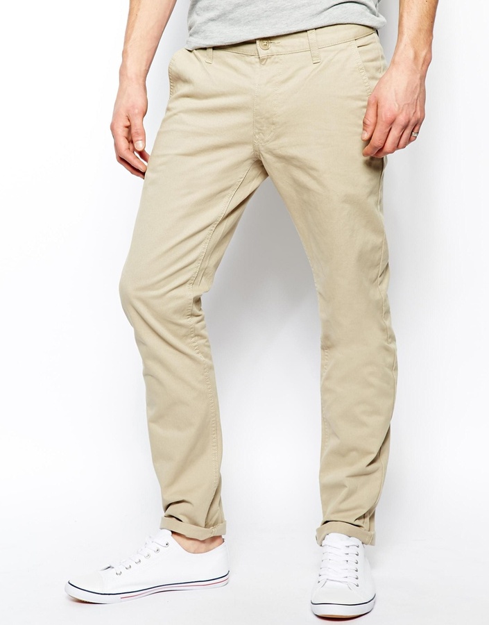 MOSCHINO CHEAP AND CHIC Wool Beige Chinos Size: L | eBay