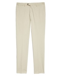 Thom Sweeney Classic Chino Pants In Cream At Nordstrom