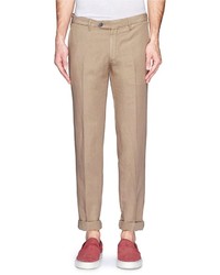 Canali Cotton Linen Chinos