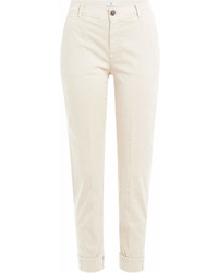 7 For All Mankind Cotton Sateen Cropped Chinos
