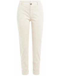 7 For All Mankind Cotton Sateen Cropped Chinos
