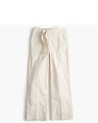 J.Crew Cropped Pant In Italian Chino With Tie