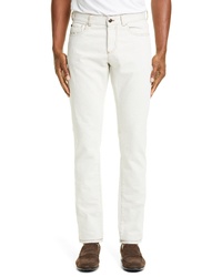 Canali Five Pocket Cotton Twill Trousers
