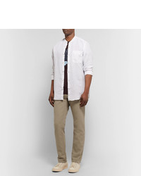 Nn07 Karl Slim Fit Cotton And Linen Blend Trousers