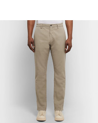 Nn07 Karl Slim Fit Cotton And Linen Blend Trousers