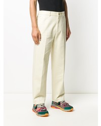 Gucci Kitten Embroidered Chino Trousers