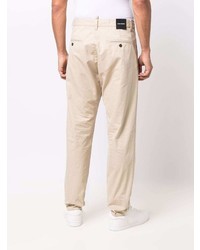 DSQUARED2 Logo Print Tapered Leg Chino Trousers