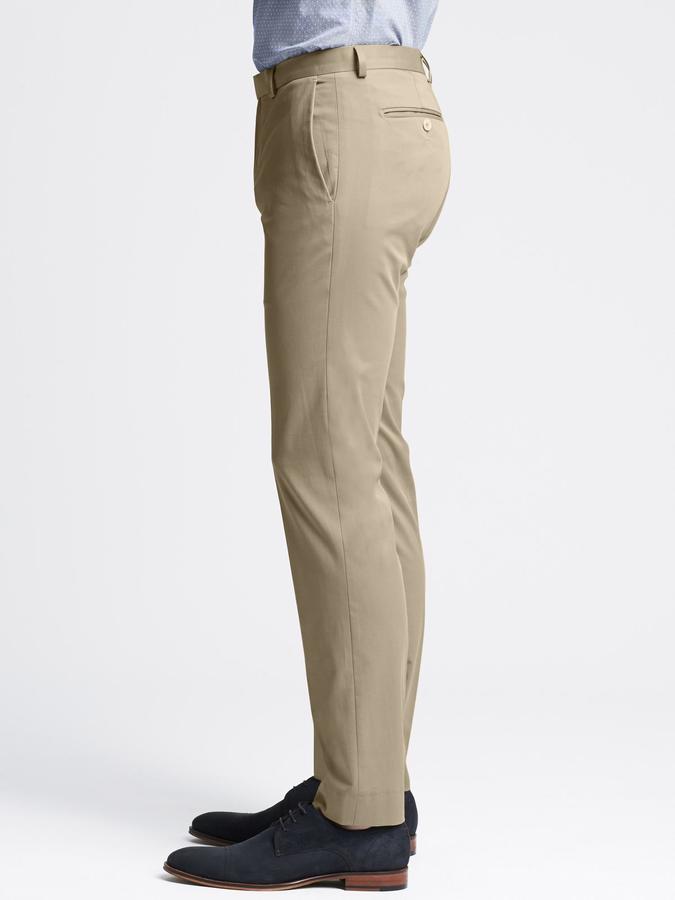 BANANA REPUBLIC Mens Straight Chino Trousers W33 L32 Beige Cotton, Vintage  & Second-Hand Clothing Online