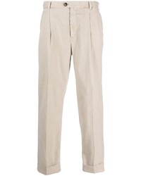 PT TORINO Off Centre Button Fastening Chino Trousers