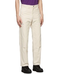Ostrya Off White Hardy Canvas Trousers