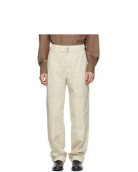 Lemaire Off White Military Trousers