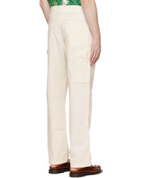 Saturdays Nyc Off White Morris Trousers