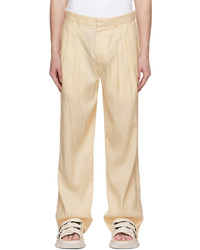 COMMAS Off White Tailored Trousers