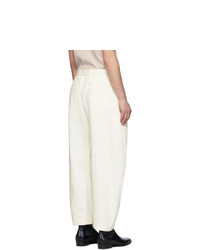 Lemaire Off White Twisted Trousers