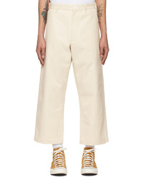 Camiel Fortgens Off White Worker Trousers