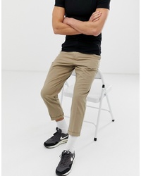 Another Influence Pleated Loose Cropped Chinos