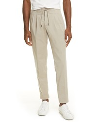 Eidos Pleated Stretch Cotton Chino Pants