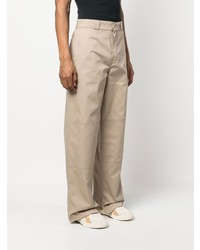 Palm Angels Reversed Waistband Chino Trousers