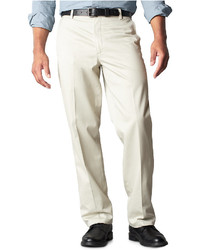 Dockers Signature Khaki Straight Fit Flat Front Pants Limited Quantities