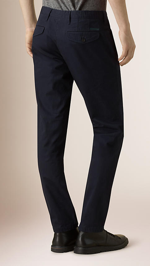 Burberry Slim Fit Cotton Chinos, $195 | Burberry | Lookastic