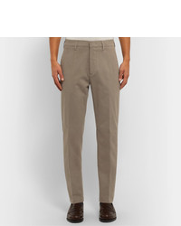 Dunhill Slim Fit Stretch Cotton And Cashmere Blend Twill Chinos