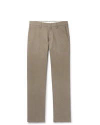 Dunhill Slim Fit Stretch Cotton And Cashmere Blend Twill Chinos