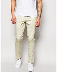 Solid Tailored Originals Formal Chinos In Skinny Fit