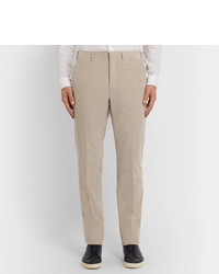 Brioni Tapered Cotton Corduroy Trousers