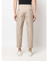 Dell'oglio Tapered Leg Cropped Chinos