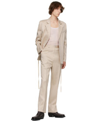Peter Do Taupe Everyday Trousers