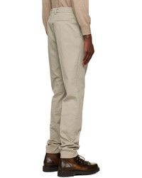 Brunello Cucinelli Taupe Gart Dyed Trousers
