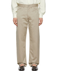Lemaire Taupe Seamless Trousers