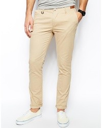 Two Angle Chinos Beige