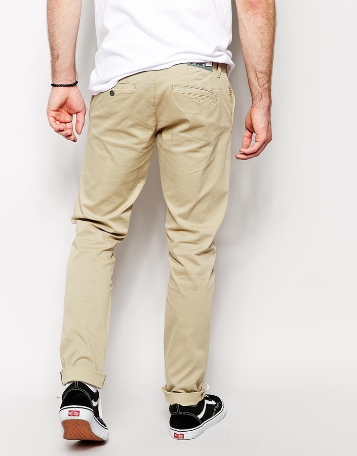 Zee Gee Why Chinos Pins Needles Skinny Fit Washed Out, $108 | Asos ...
