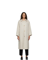 Arch The Beige Silk And Cashmere Coat