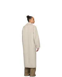 Mansur Gavriel Beige Wool Oversized Coat