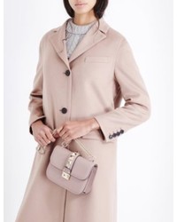 Valentino Buttoned Cuff Wool And Cashmere Blend Coat