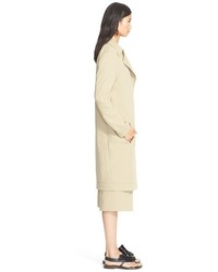 Cédric Charlier Cotton Canvas Long Coat