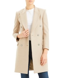 Theory Double Breasted Wool Coat