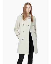 Mango Outlet Double Breasted Wool Coat