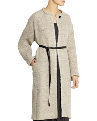 Isabel Marant Easton Belted Tweed Coat