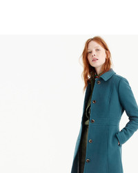 J.Crew Italian Double Cloth Wool Lady Day Coat With Thinsulate