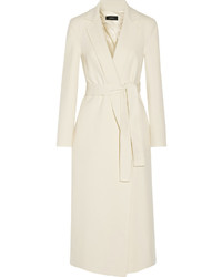Joseph Kido Wool And Cashmere Blend Coat Off White