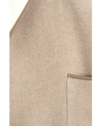 Max Mara Reversible Wool Coat With Angora