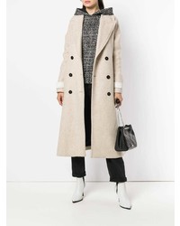 Karl Lagerfeld Textured Double Breasted Coat