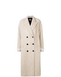 Karl Lagerfeld Textured Double Breasted Coat