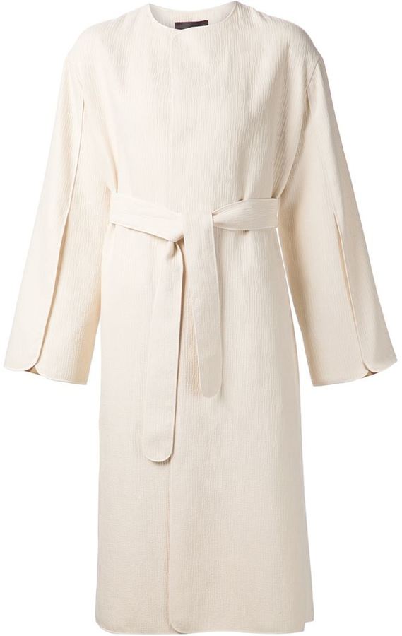 The Row Belted Duster Coat 2 700 farfetch Lookastic